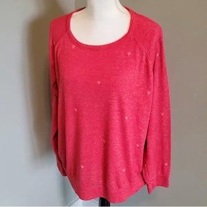 Buffalo Red Heart Longsleeve Top Size M